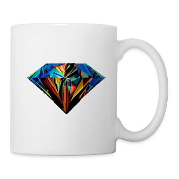 You are a beautiful colorful diamond - Mug - white - Right