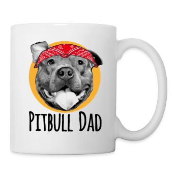 Pitbull Father - Mug blanc - blanc - Droite