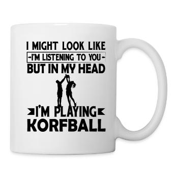 Korfball Gift Idea Funny saying - Mug - white - Right