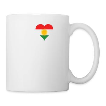 Kurdistan Geschenk Kurden Flagge - Tasse - Weiß - Rechts