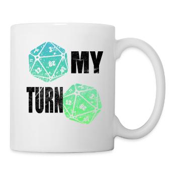 My turn My turn Dice Dice dice games - Mug - white - Right