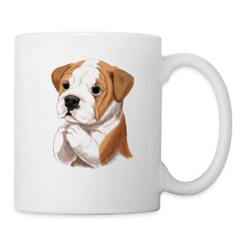 English Bulldog - Mug - white - Right