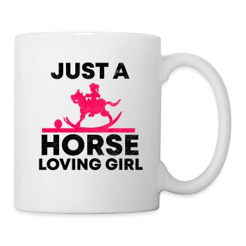 Chevaux - Mug blanc - blanc - Droite