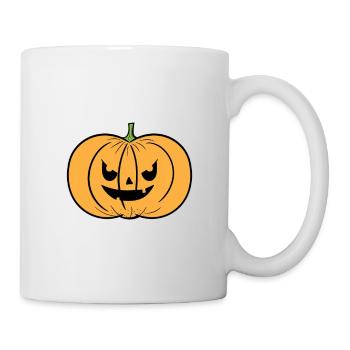 Citrouille effrayant - Mug blanc - blanc - Droite