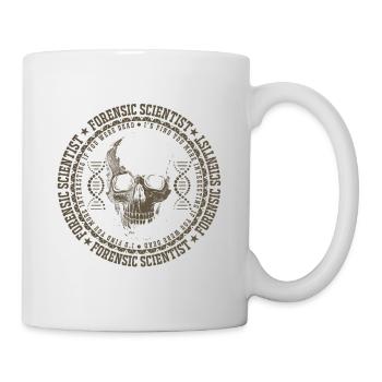 Scientifique légiste Scientifique légiste énonciations drôles Tot - Mug blanc - blanc - Droite