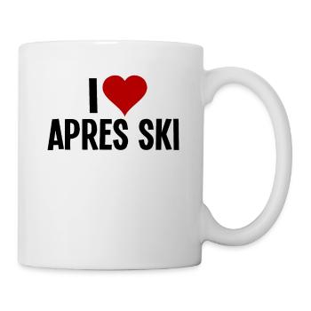 I Love Apres Ski - Tasse - Weiß - Rechts