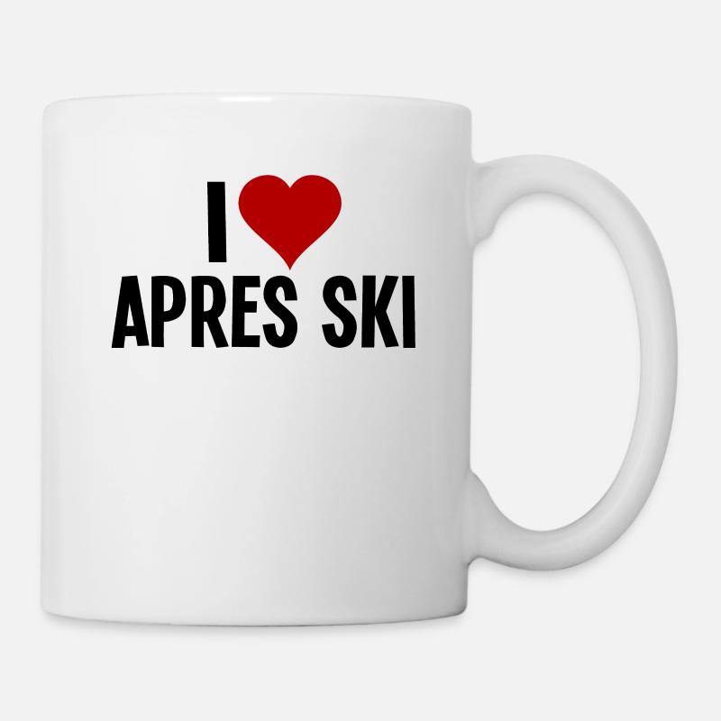 I Love Apres Ski - Tasse - Weiß