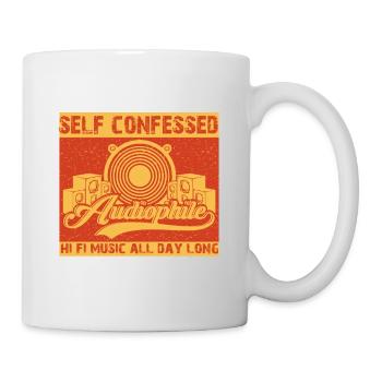 Vintage haut de gamme audiophile référence Hifi Freak - Mug blanc - blanc - Droite
