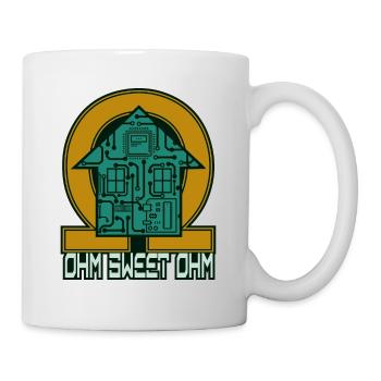 Ohm Sweet Ohm Resistor Electronics Technicien en électronique - Mug blanc - blanc - Droite