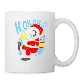 Plongée Père Noël Plongée sous-marine Noël - Mug blanc - blanc - Droite