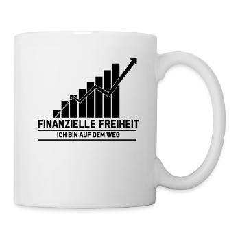 Financial Freedom Success Money Wealth Startup - Mug - white - Right