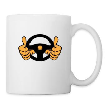 Bus chauffeur de taxi chauffeur de taxi - Mug blanc - blanc - Droite