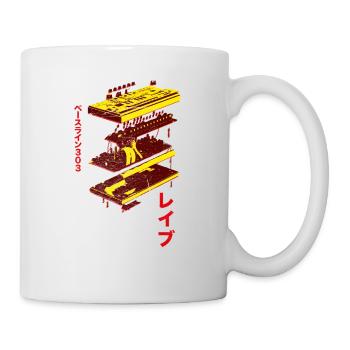 Synthétiseur acide - Synthétiseur analogique japonais 303 - Mug blanc - blanc - Droite