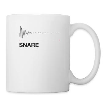 DAW Snare Audio Wave - Producer Attack Vintage - Mug - white - Right