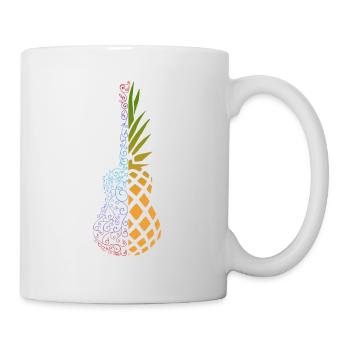 Colorful Pineapple Ukulele - Mug - white - Right