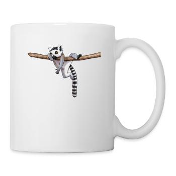Lemur - Mug blanc - blanc - Droite