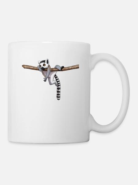 Lemur - Tasse - Weiß