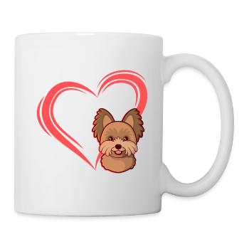 Idée cadeau pour les amateurs de chiens et les propriétaires de chiens - Mug blanc - blanc - Droite