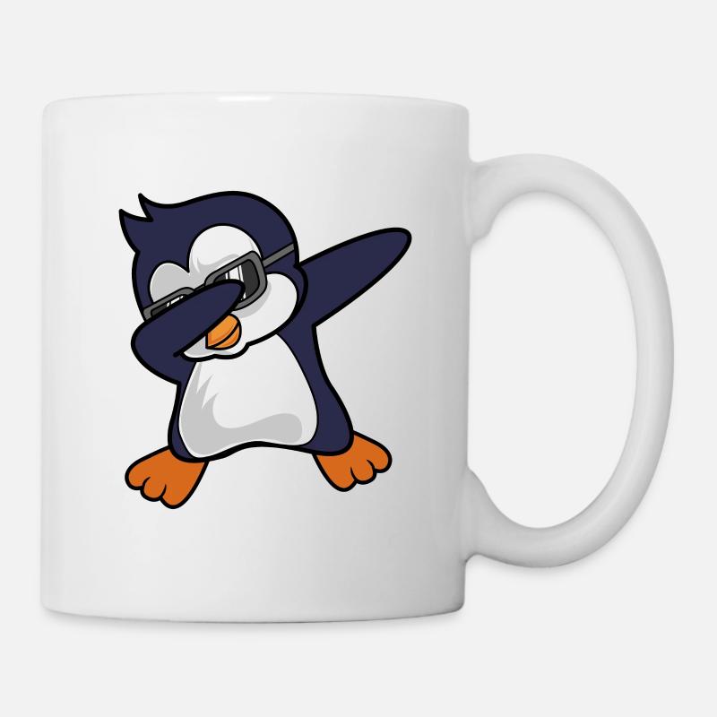 Pinguin Dab - Tasse - Weiß