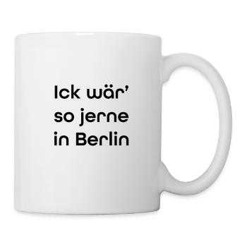Berlin - Tasse - Weiß - Rechts
