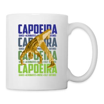 Brésil Capoeira Bataille Danse Arts Martiaux Fitness - Mug blanc - blanc - Droite