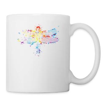 Libellule - Mug blanc - blanc - Droite