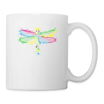 Libellule - Mug blanc - blanc - Droite