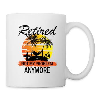 Chemise de retraite - Mug blanc - blanc - Droite
