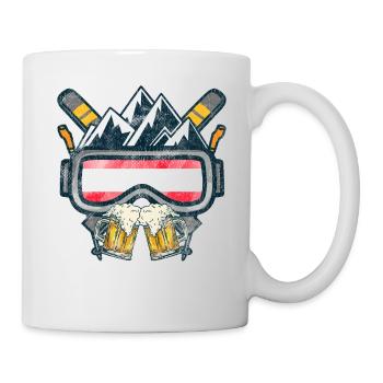 T-shirt Après-ski Autriche Bière Alcool Sport - Mug blanc - blanc - Droite