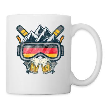 T-shirt Après-ski Allemagne Bière Alcool Sport - Mug blanc - blanc - Droite