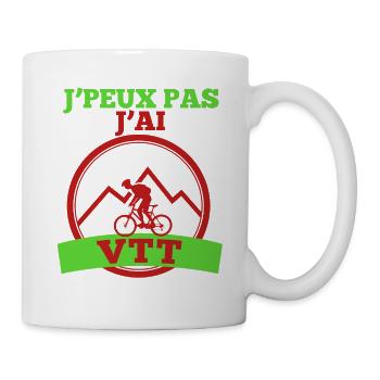 Velo Shirt • Ich kann kein VT Shirt haben - Tasse - Weiß - Rechts