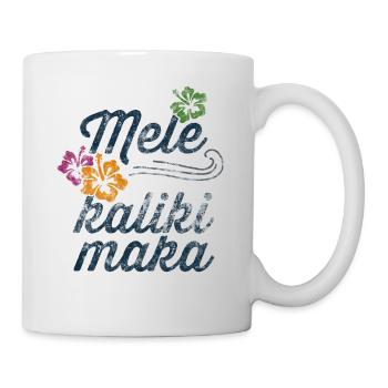 Mele Kalikimaka Noël hawaïen Surf à Hawaï - Mug blanc - blanc - Droite