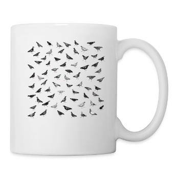Pigeons Doing Pigeon Things - Mug - white - Right