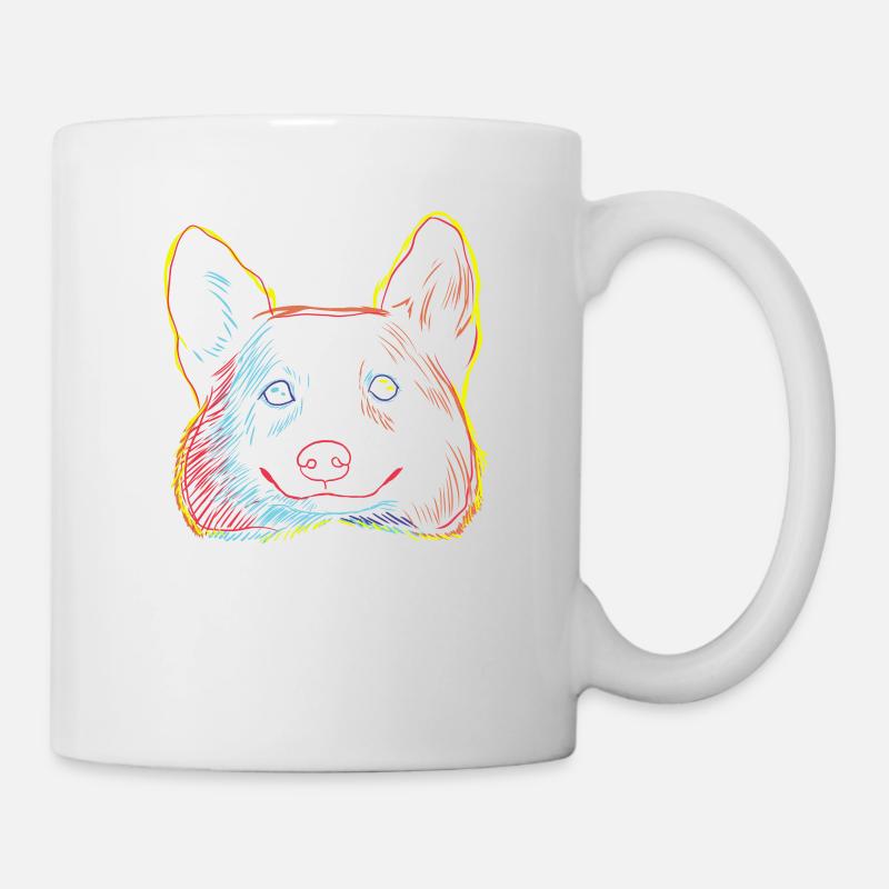Chien Welsh Corgi Pembroke - Mug blanc - blanc
