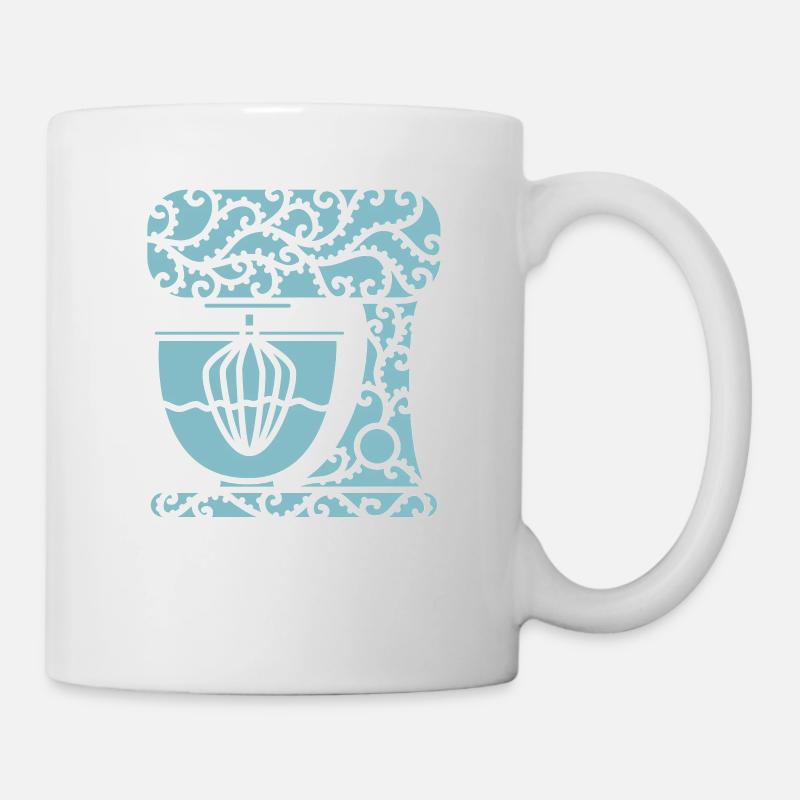 Mixeur Vintage - Mug blanc - blanc