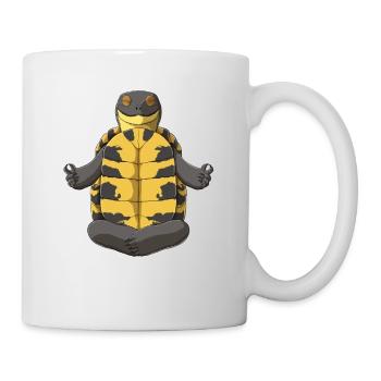 Schildkröte - Tasse - Weiß - Rechts