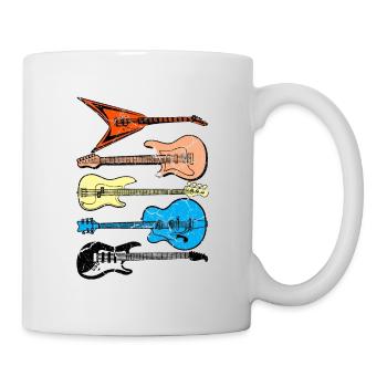 Idée cadeau guitare guitare - Mug blanc - blanc - Droite
