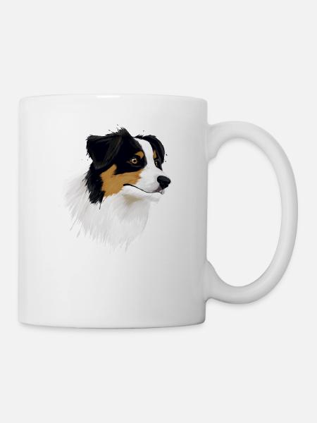 AUSTRALIAN SHEPHERD - Mug blanc - blanc