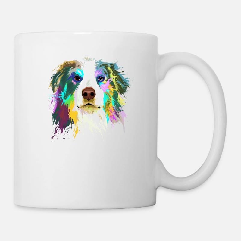 AUSTRALIAN SHEPHERD - Mug blanc - blanc