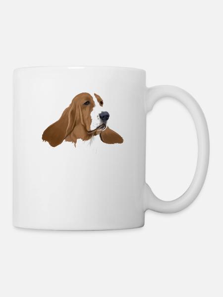 Basset Hound - Mug blanc - blanc