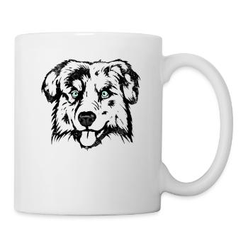 AUSTRALIAN SHEPHERD - Tasse - Weiß - Rechts