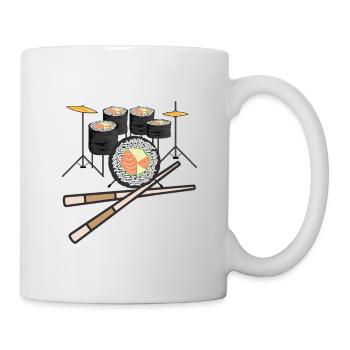 Sushi Drums Schlagzeug - Mug - white - Right