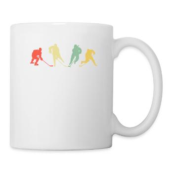 Hockey - Mug blanc - blanc - Droite