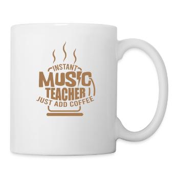 Music Teacher Choir Teacher Tudor Gift - Mug - white - Right