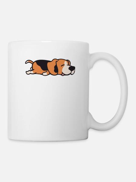 Beagle Hund - Tasse - Weiß
