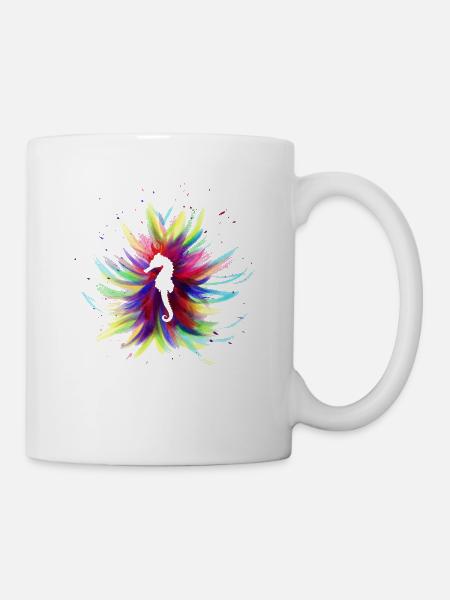 Sea horse - Mug - white