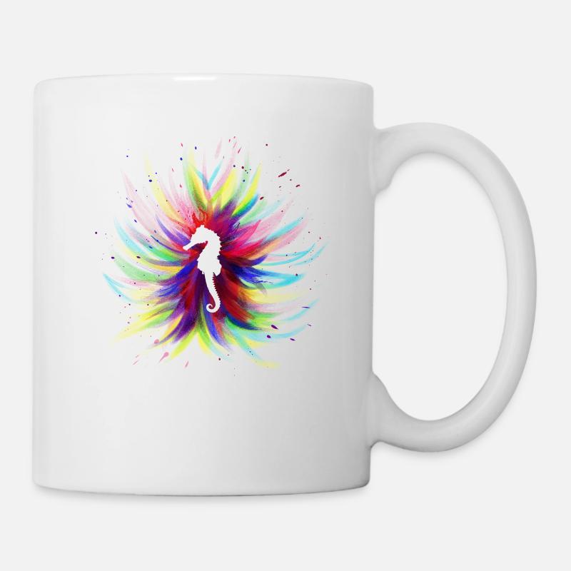 Hippocampes - Mug blanc - blanc