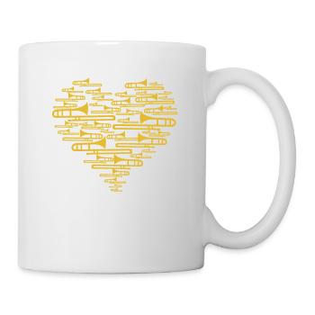 Trombone - Mug blanc - blanc - Droite