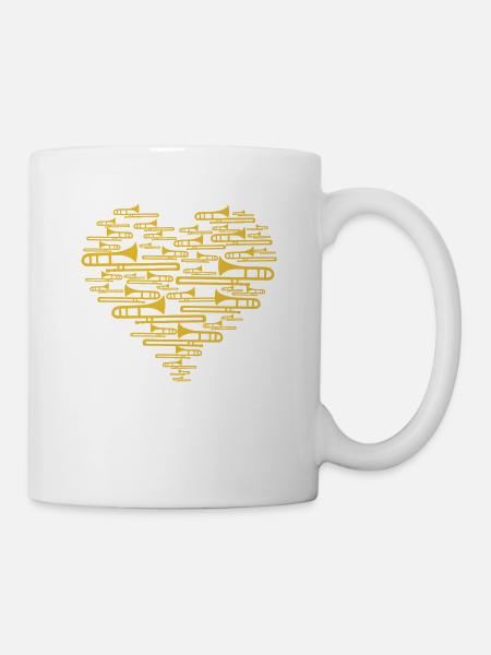 Trombone - Mug blanc - blanc