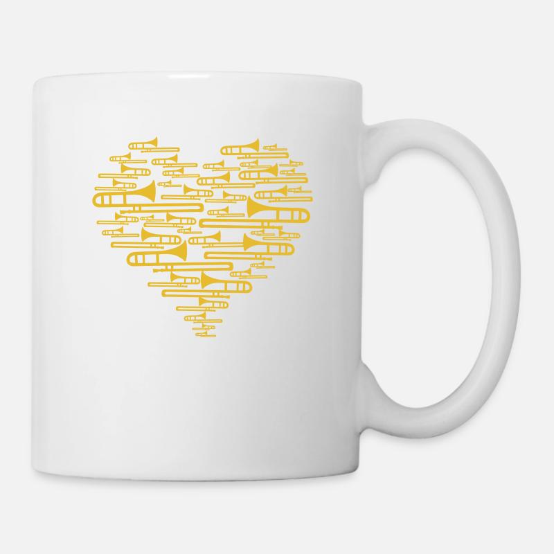 Trombone gift idea for trombonist - Mug - white